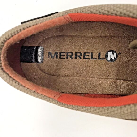 Merrell Move Kangaroo Mocs Women's 7M Brown Nubuck Leather Slip-On Comfy Loafers - Picture 8 of 11